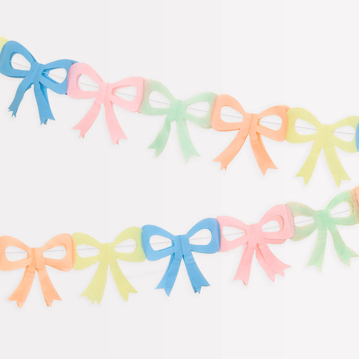 Tissue Bow <br> Garland