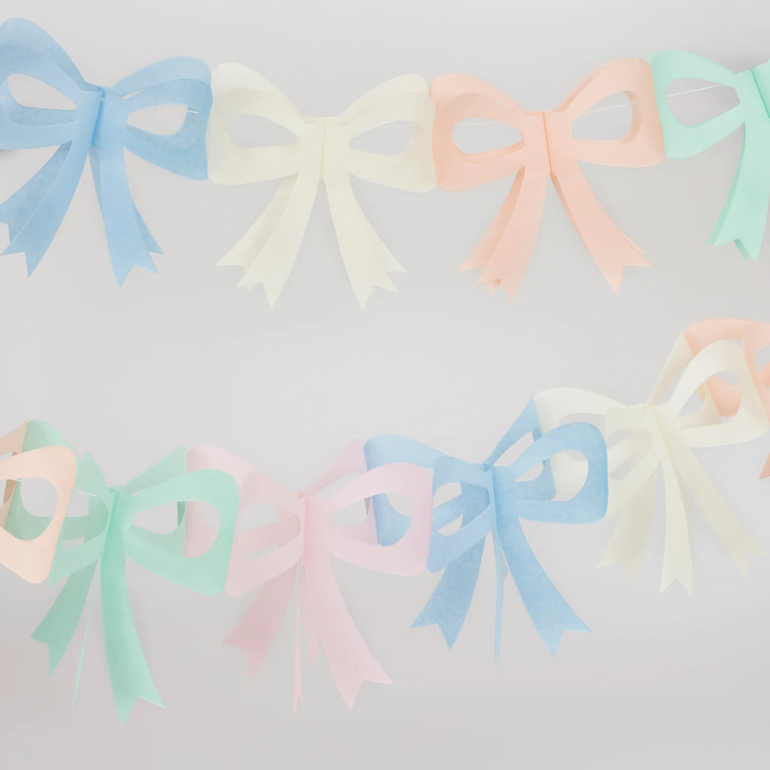 Tissue Bow <br> Garland