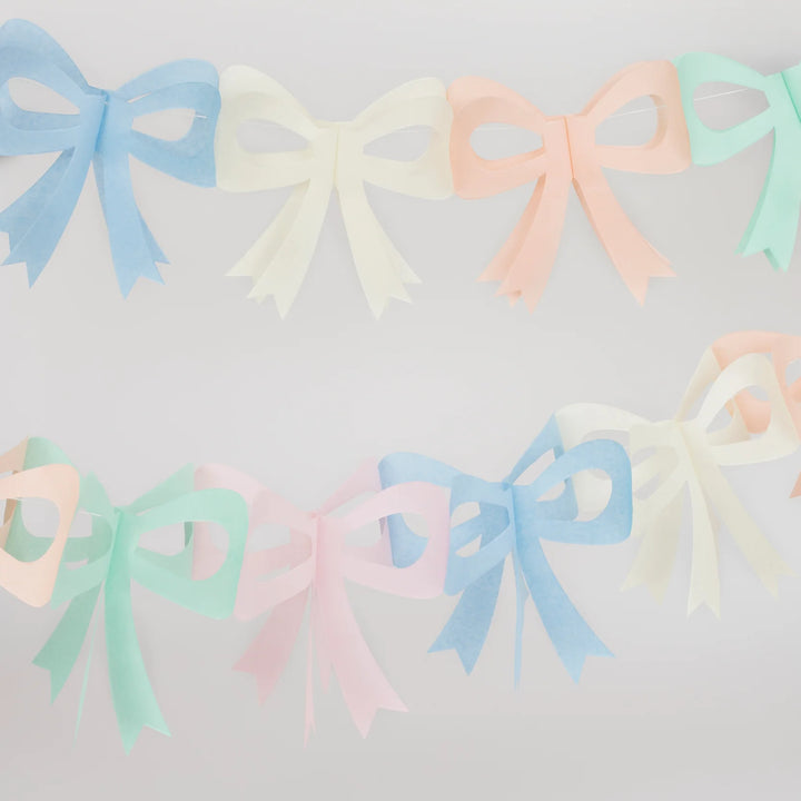 Tissue Bow <br> Garland