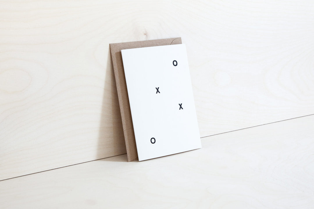 XOXO <br> Minimal <br> Greetings Card