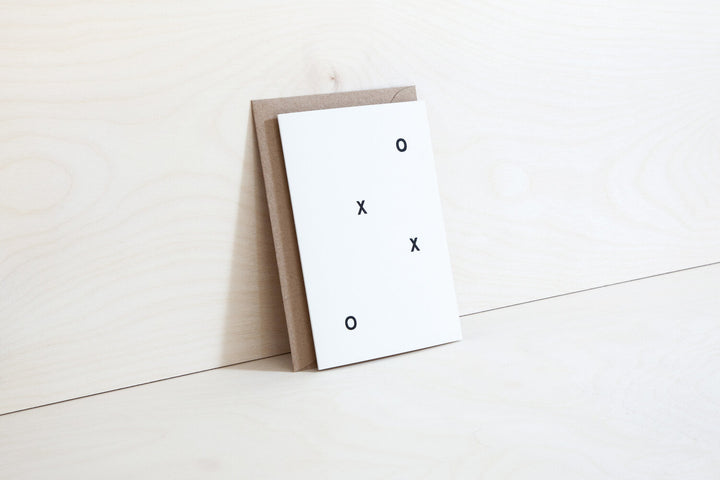 XOXO <br> Minimal <br> Greetings Card