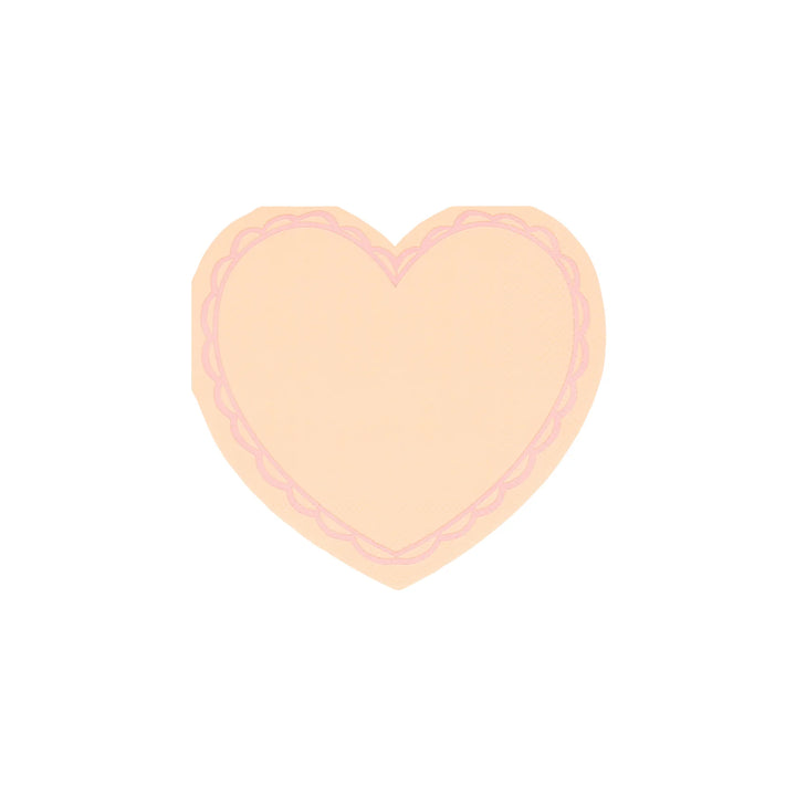 Pastel Heart <br> Small Napkins (16pc)