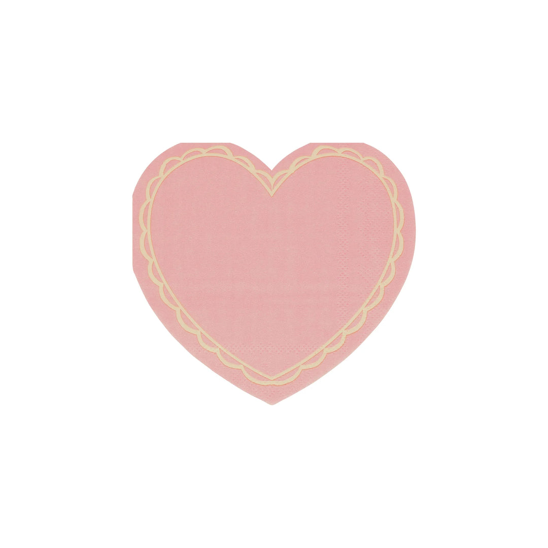 Pastel Heart <br> Small Napkins (16pc)