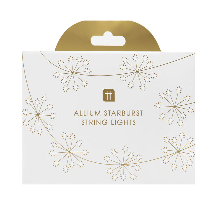 Allium Starburst String Lights <br> 20 LED Bulbs