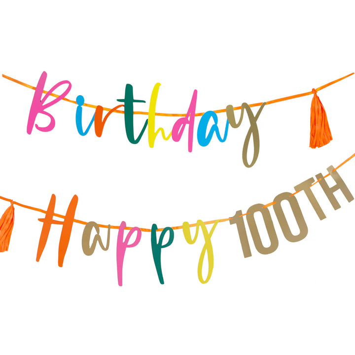 Customisable Numbers Birthday Garland – 2.5m