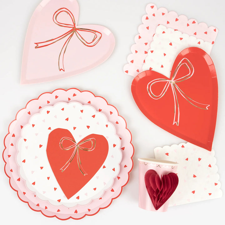 Heart Pattern <br> Side Plates (8pc)