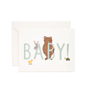 Baby! Mint <br> New Baby Card