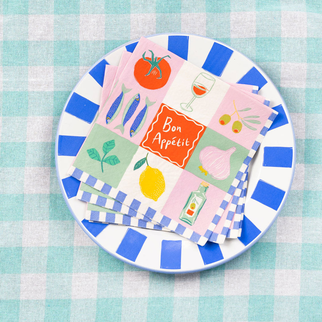 Bon Appétit Recycled Paper Napkins – 20 Pack