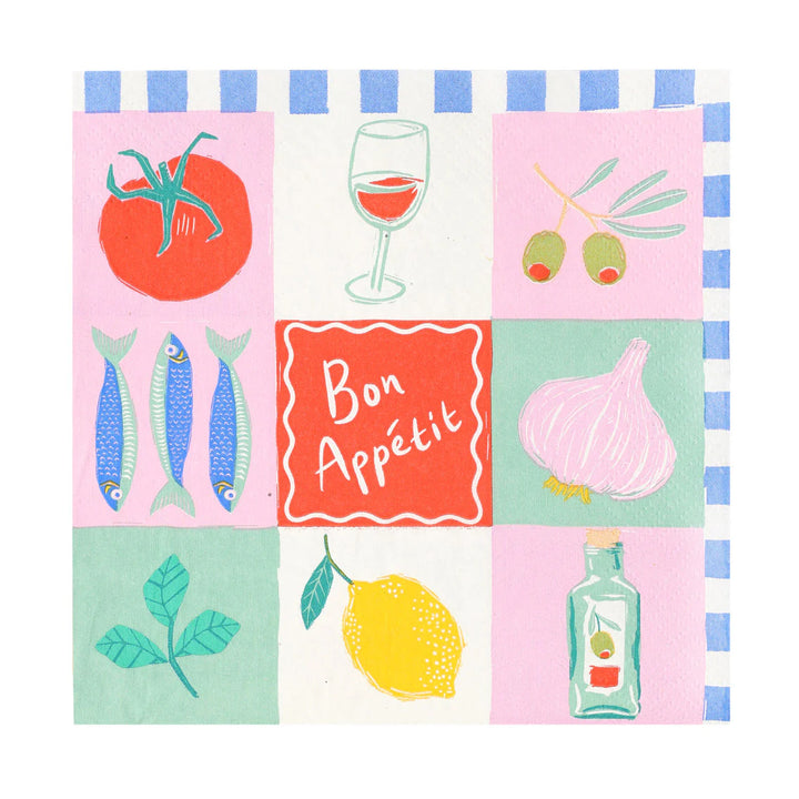 Bon Appétit Recycled Paper Napkins – 20 Pack