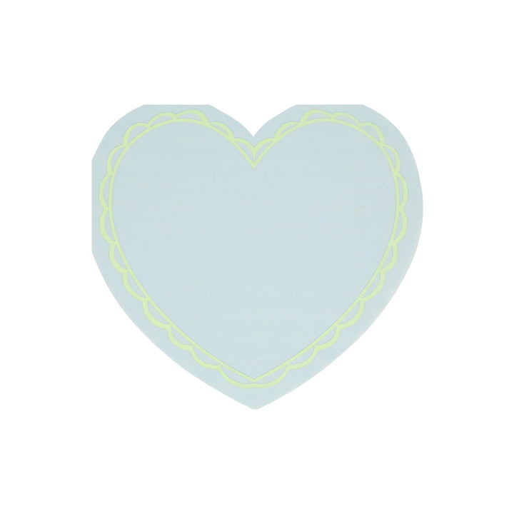 Pastel Heart <br> Large Napkins (16pc)