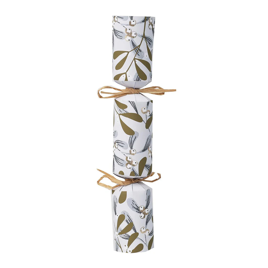 Mistletoe Design Christmas Crackers <br> Box of 6