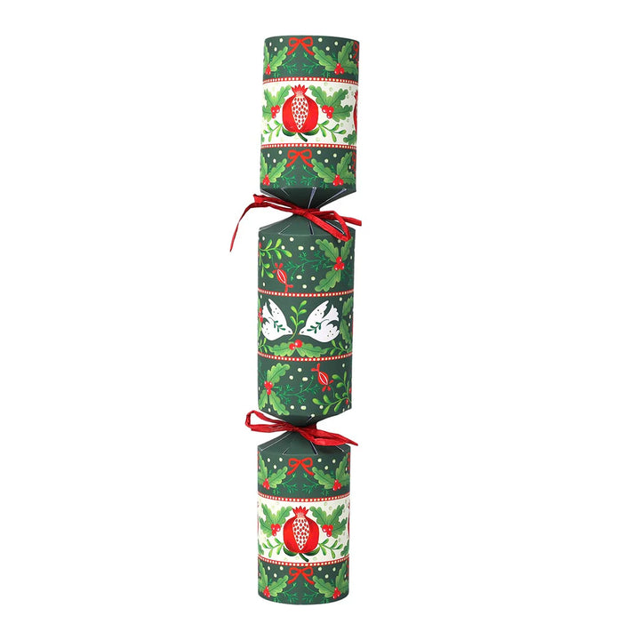 Folklore Green Christmas Crackers <br> Box of 6