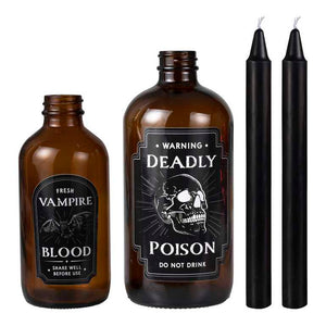 Halloween Candles and Bottles