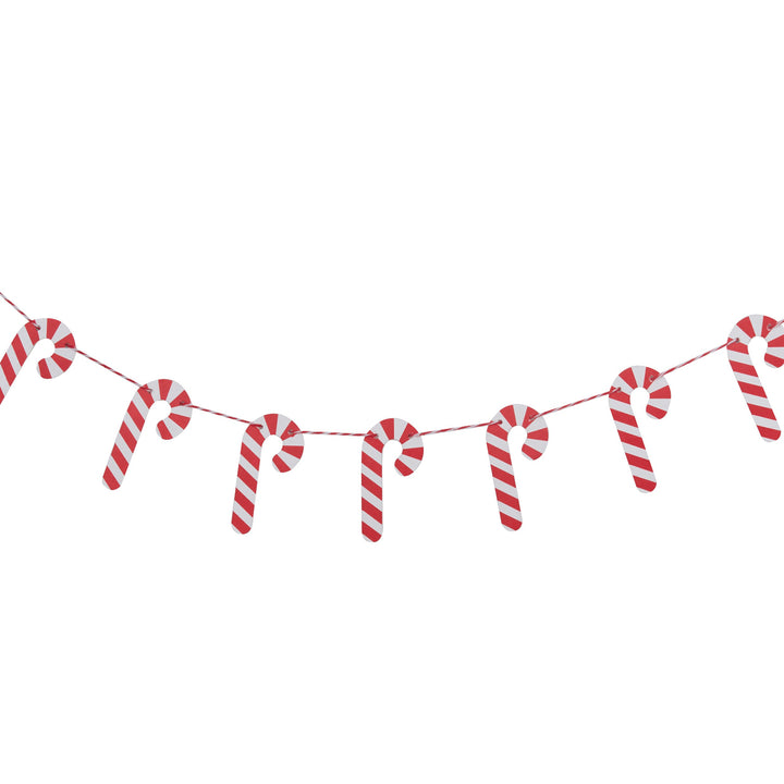 Wooden Candy Cane <br> Garland