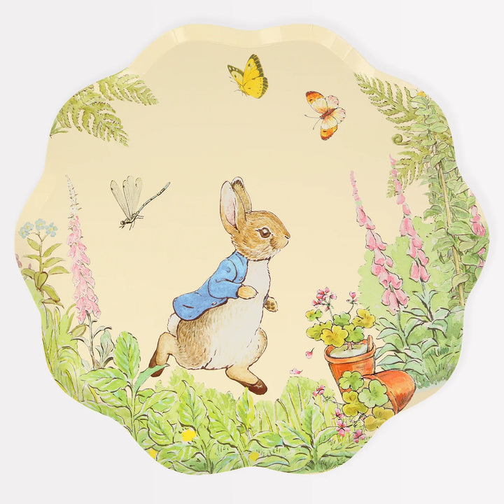 Meri Meri Peter Rabbit Garden Dinner Plates – Pack of 8