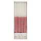 Dusky Pink <br> Glitter Dipped Candles (16pc)