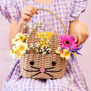 Easter Bunny Basket With Handle