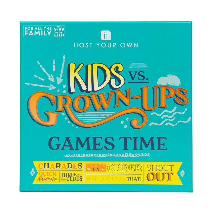 Host Your Own Kids vs Adults <br> Party Board Game