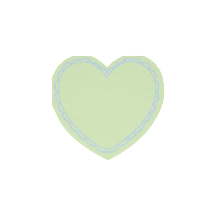 Pastel Heart <br> Small Napkins (16pc)