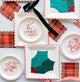 Believe Plaid Red <br> Cocktail Napkins (24)