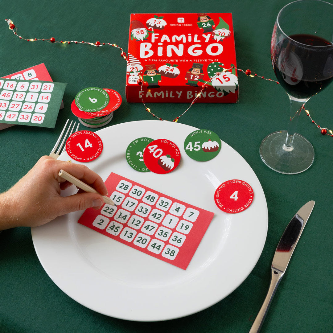 Christmas Family <br> Bingo Game