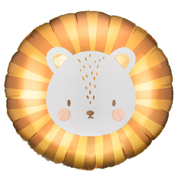 Leo Lion Round Foil Balloon