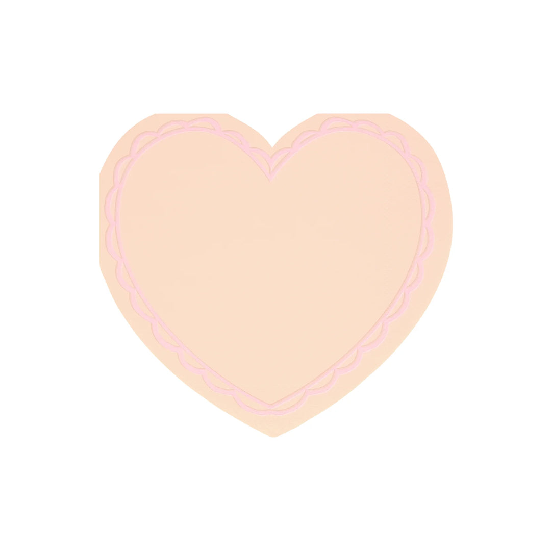 Pastel Heart <br> Large Napkins (16pc)