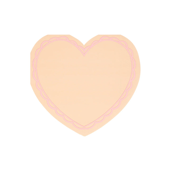 Pastel Heart <br> Large Napkins (16pc)