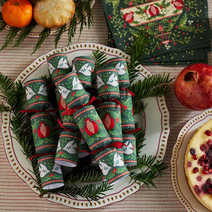 Folklore Green and Red <br> Christmas Napkins (20)