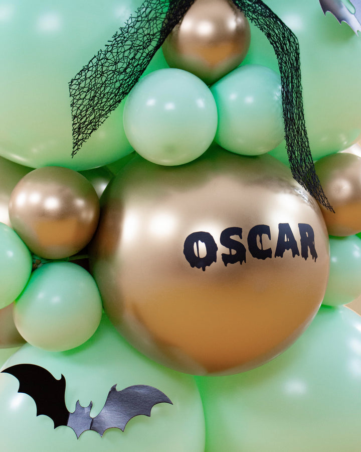 Personalised Halloween Balloon Stack - Available in 4 Colours