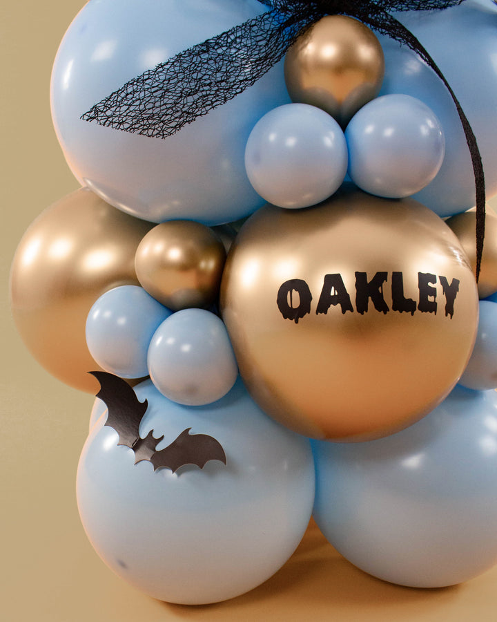 Personalised Halloween Balloon Stack - Available in 4 Colours