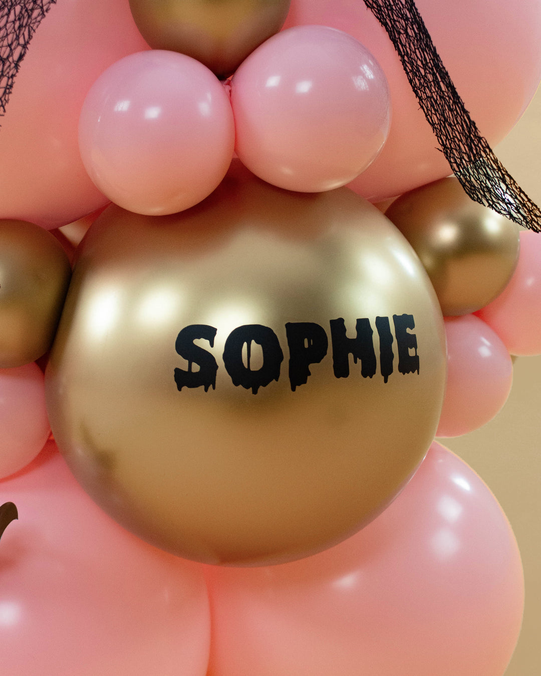 Personalised Halloween Balloon Stack - Available in 4 Colours