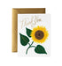 Sunflower <br> Thank You Card