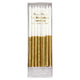 Gold <br> Glitter Dipped Candles (16pc)