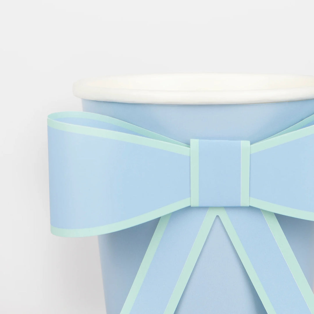 Pastel Bow <br> Cups (8pc)