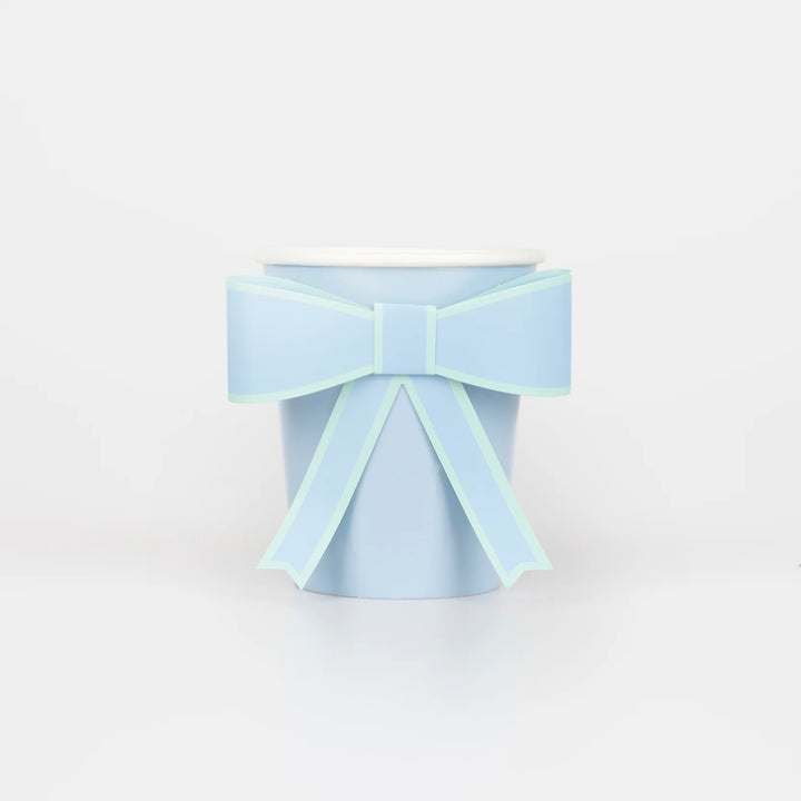 Pastel Bow <br> Cups (8pc)