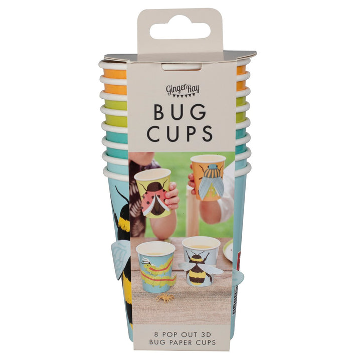 Bug Party Paper Cups (8pcs)