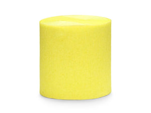 Yellow Crepe Paper <br> Streamer Rolls (4pc)