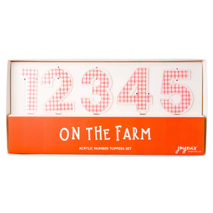 On the Farm <br> Acrylic Number Set 0-9