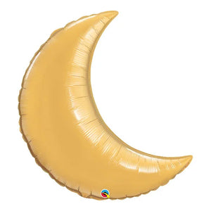 Gold Crescent Moon <br> 35”/89cm Tall