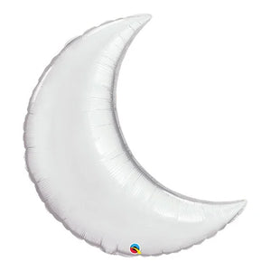 Silver Crescent Moon <br> 35”/89cm Tall
