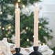 Ribbed Ivory <br> Dinner Candles