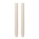 Ribbed Ivory <br> Dinner Candles