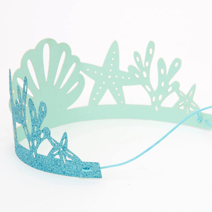 Mermaid  <br> Party Crowns (8)