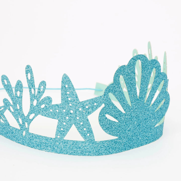 Mermaid  <br> Party Crowns (8)