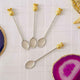 Gold Pineapple Teaspoons (4) <br> By Talking Tables