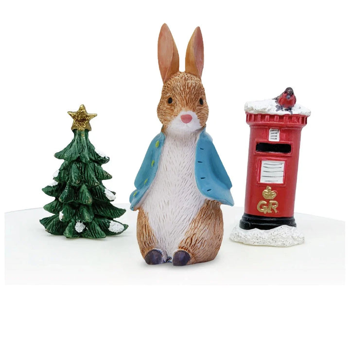 Peter Rabbit Christmas Cake Decoration &amp; Keepsake Set