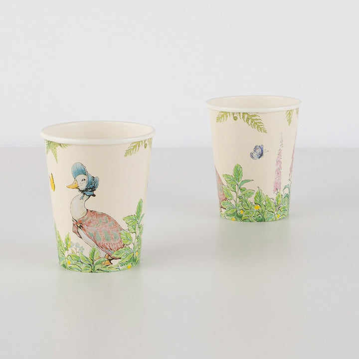 Meri Meri Peter Rabbit &amp; Friends Party Cups – Pack of 8
