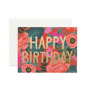 Poppy <br> Birthday Card