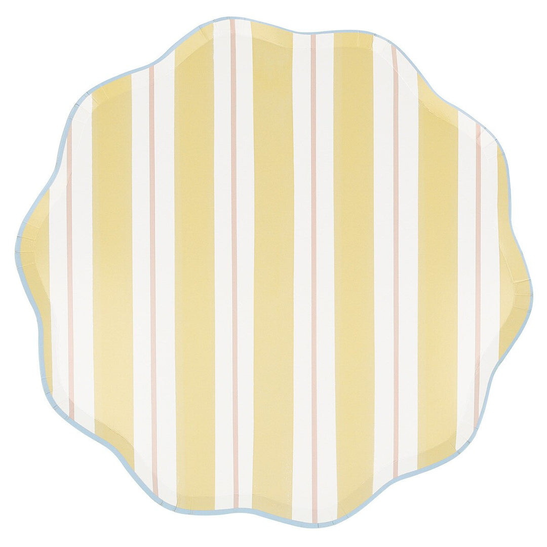 Classic Stripe Dinner Plates - Set of 8